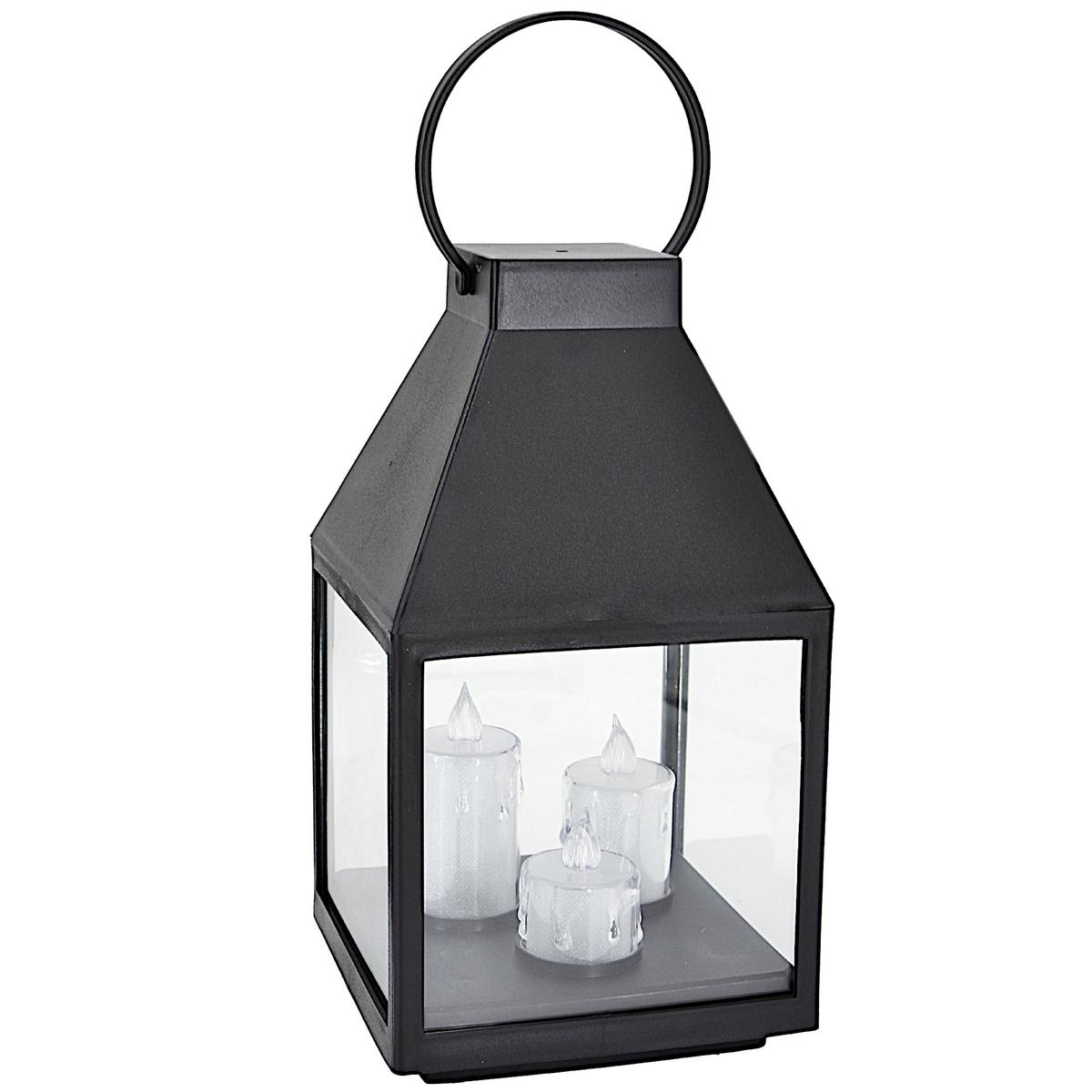 Led žibintas 25 Cm, 3 žvakės, „saska Gift & Decor“