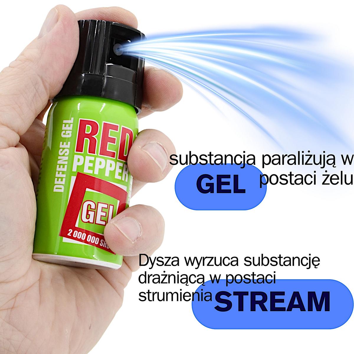 Pipirų Dujos „defence Green Gel“ 2 Mln „shu Stream“ 40 Ml 10040-s „sharg“