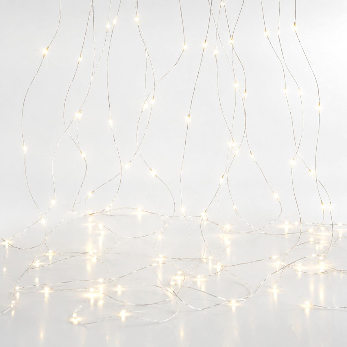 Kalėdų Eglutės Lemputės „kaskada świetlna Waterfall“ Zew 300 Led, šilta Balta