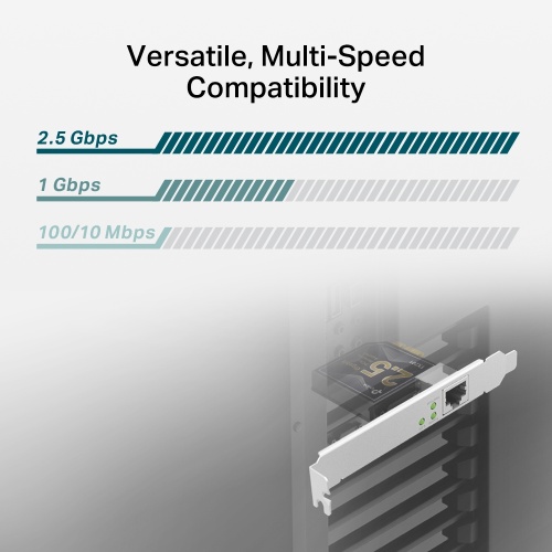TP-Link TX201 2.5 Gigabit PCIe Tinklo adapteris