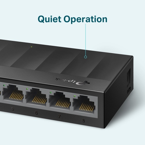 TP-Link LS1008G 8-Port 10/100/1000Mbps Desktop Tinklo Šakotuvas