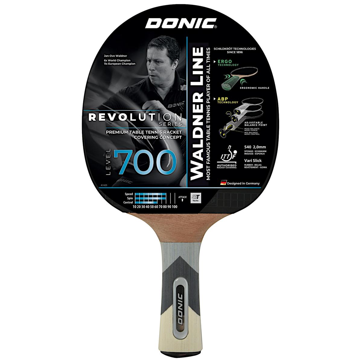 Stalo Teniso Raketė „waldner 700 Donic“