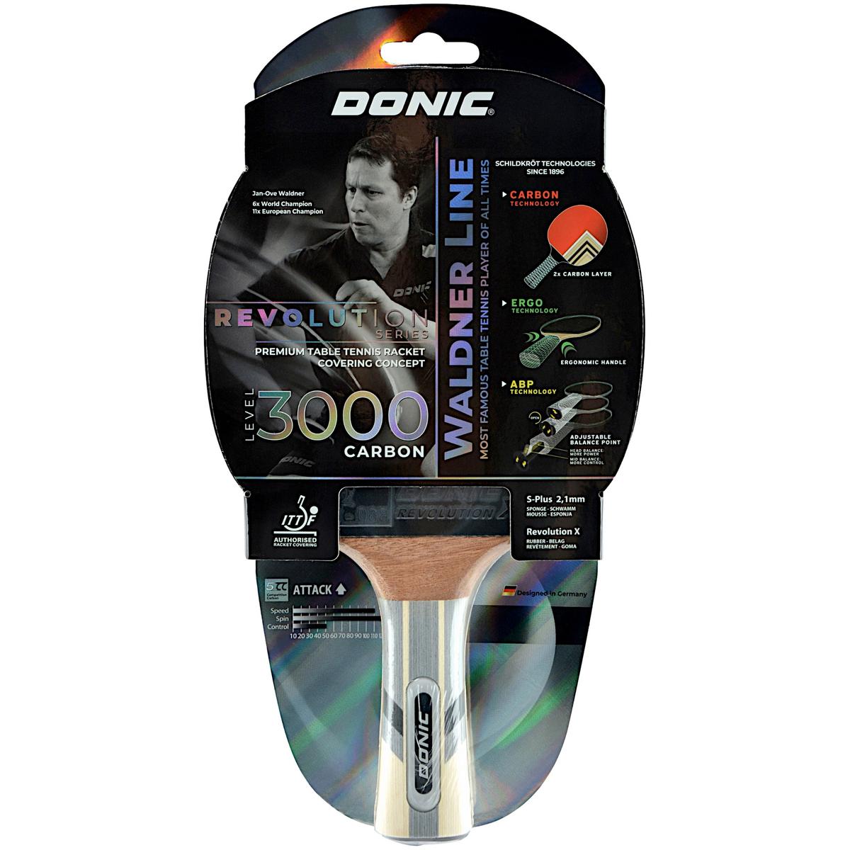 Stalo Teniso Raketė „waldner 3000 Donic“