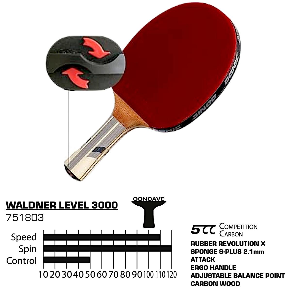 Stalo Teniso Raketė „waldner 3000 Donic“