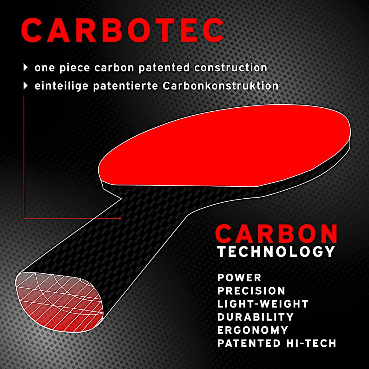 Stalo Teniso Raketė „carbotec 900 Donic“