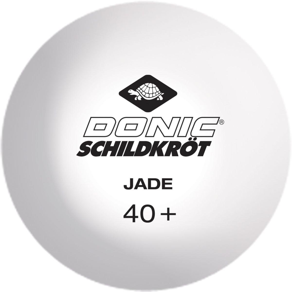 Stalo Teniso Rutuliai „jade Poly 40“ Balti, 6 Vnt., „donic“