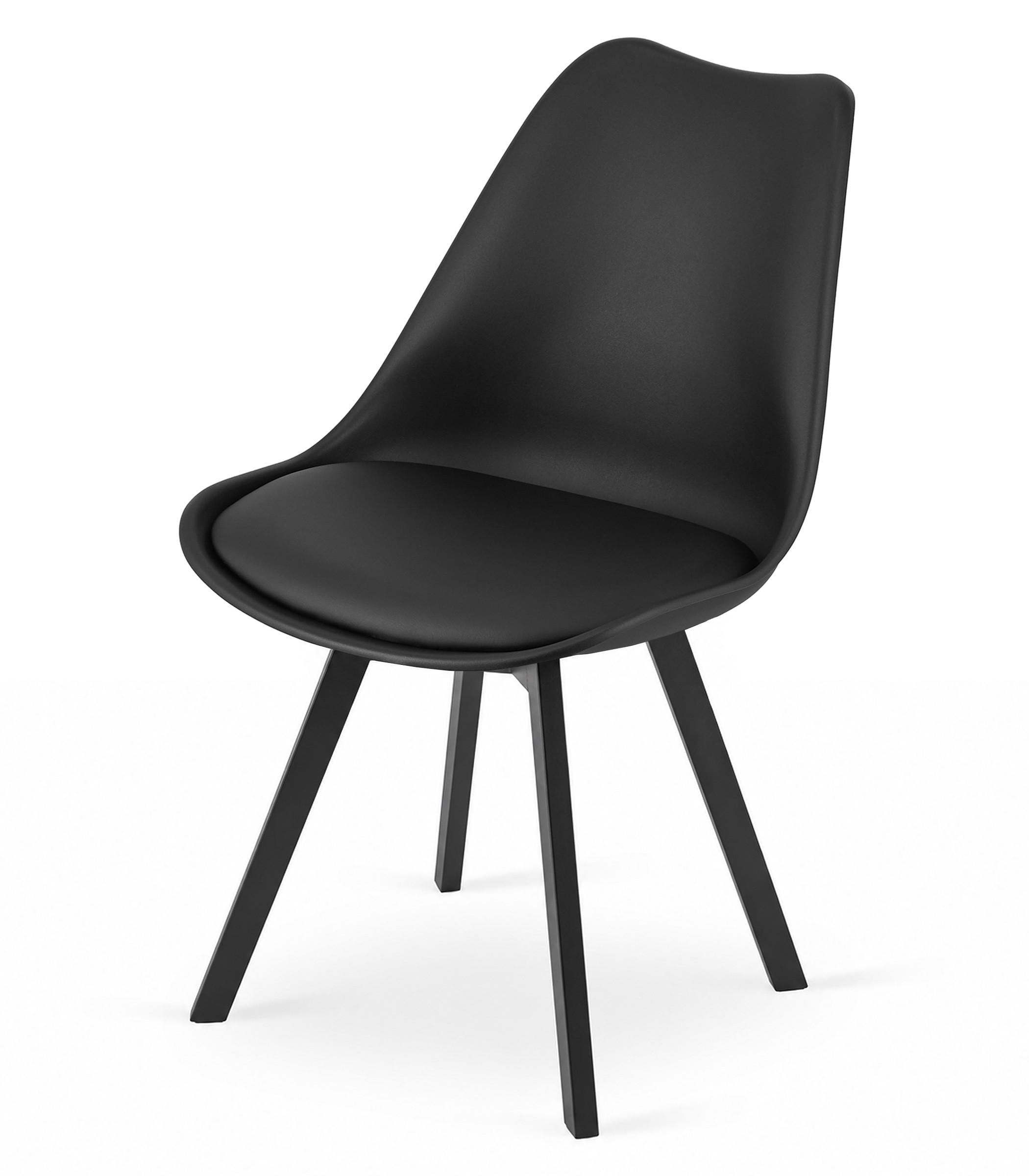 Kėdė „ram“ – Juoda / Juodos Kojos X 1