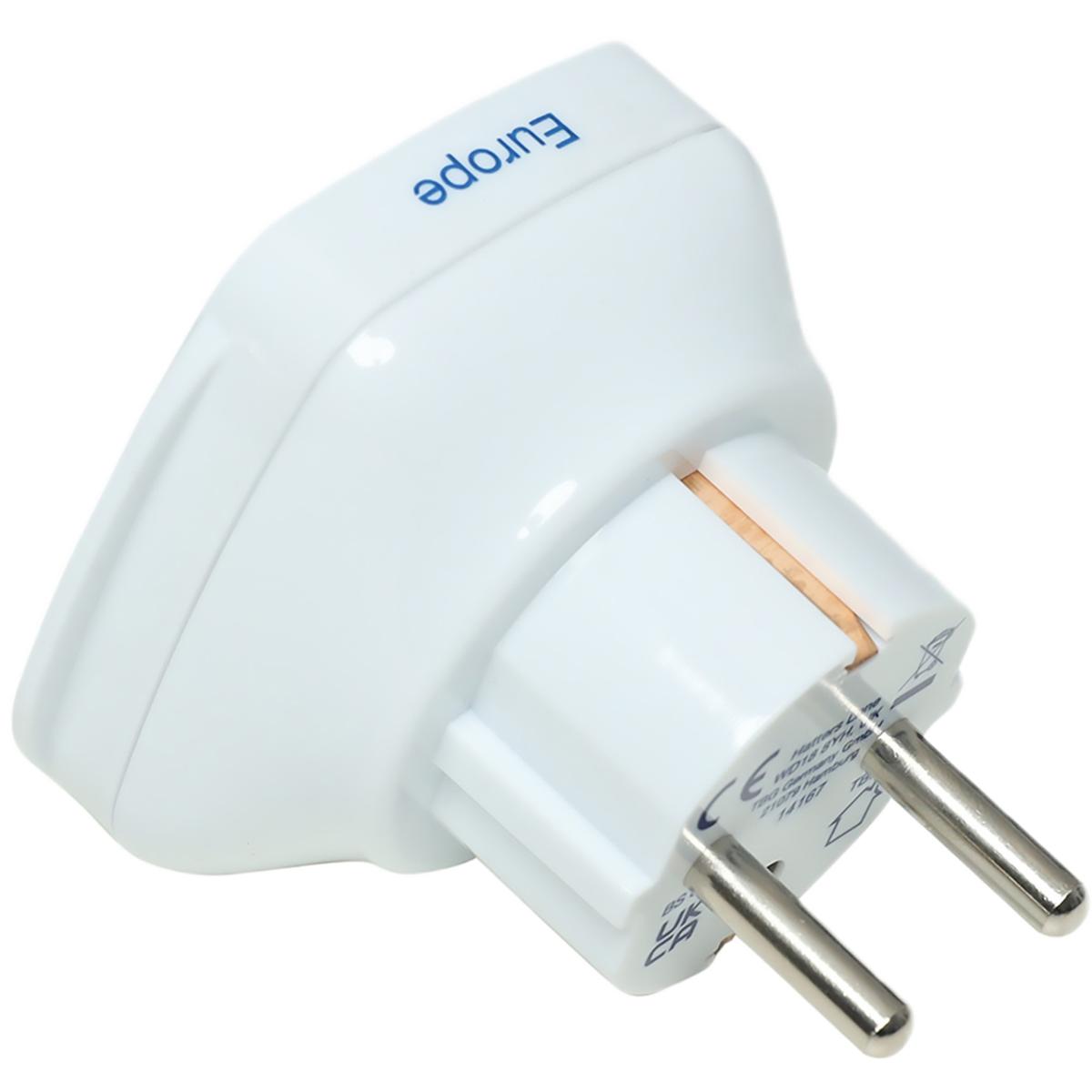 Travel Blue Universalus Maitinimo Adapteris „pasaulis“ -> „shucko“