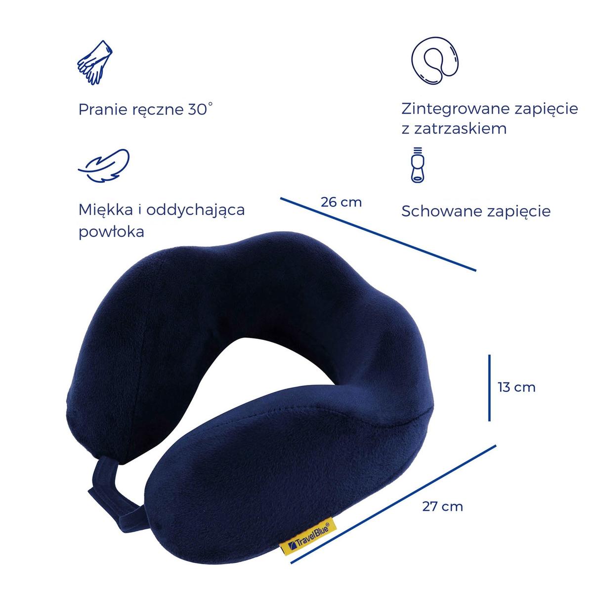 Travel Blue „memory Foam“ Pagalvė „tranquility Navy“