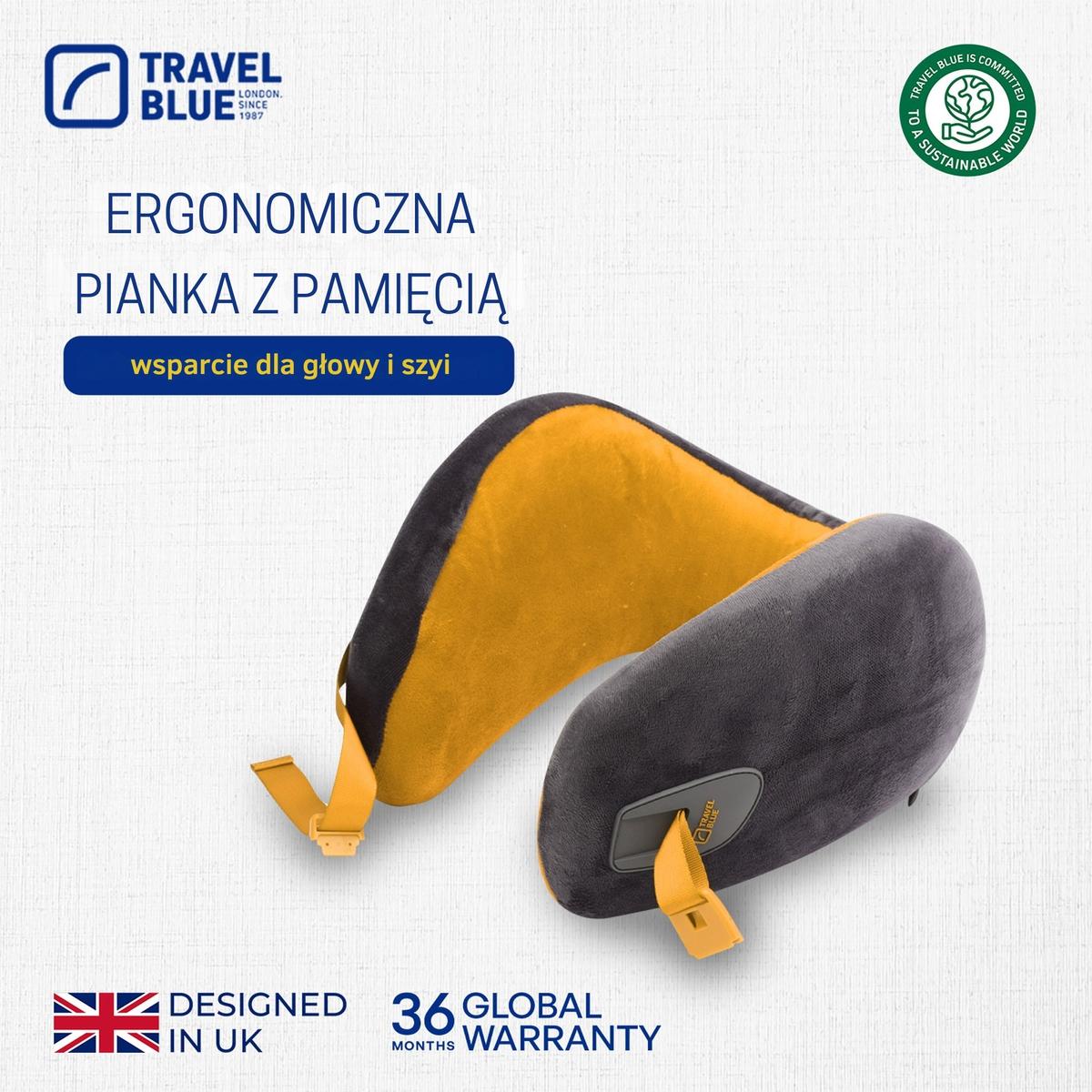Travel Blue „memory Cloud“ Aukšta Putų Pagalvė