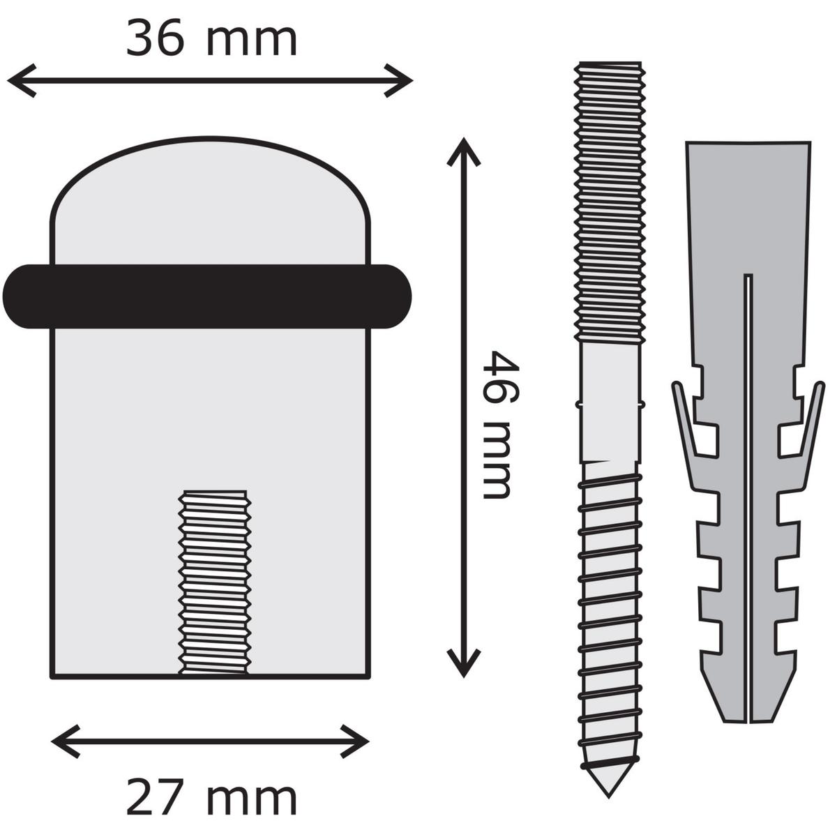 27/46 Mm Nerūdėjančio Plieno Satinuotas Durų Amortizatorius „kowalski“