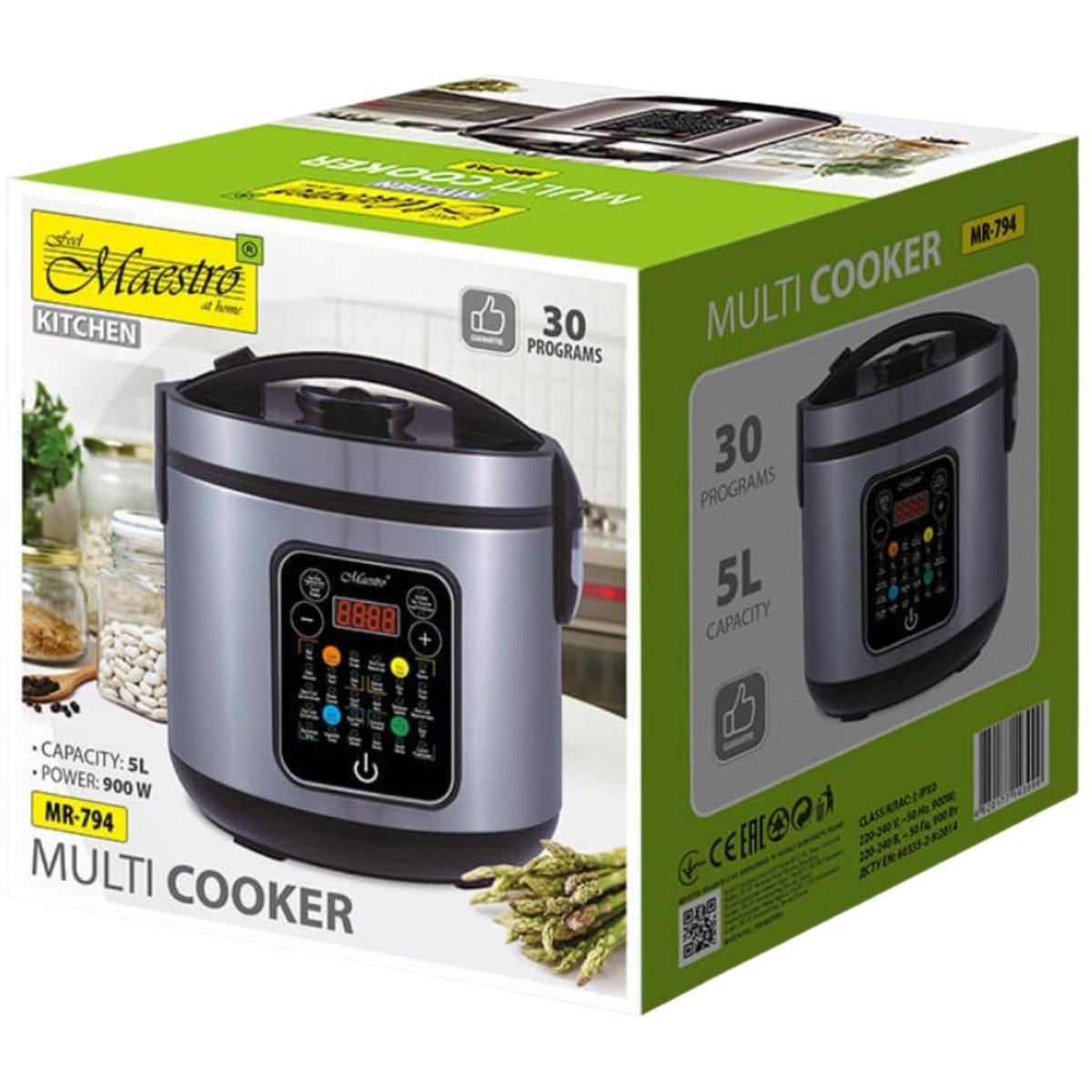 Multicooker 5 L, 30 Programų, 900 W Maestro