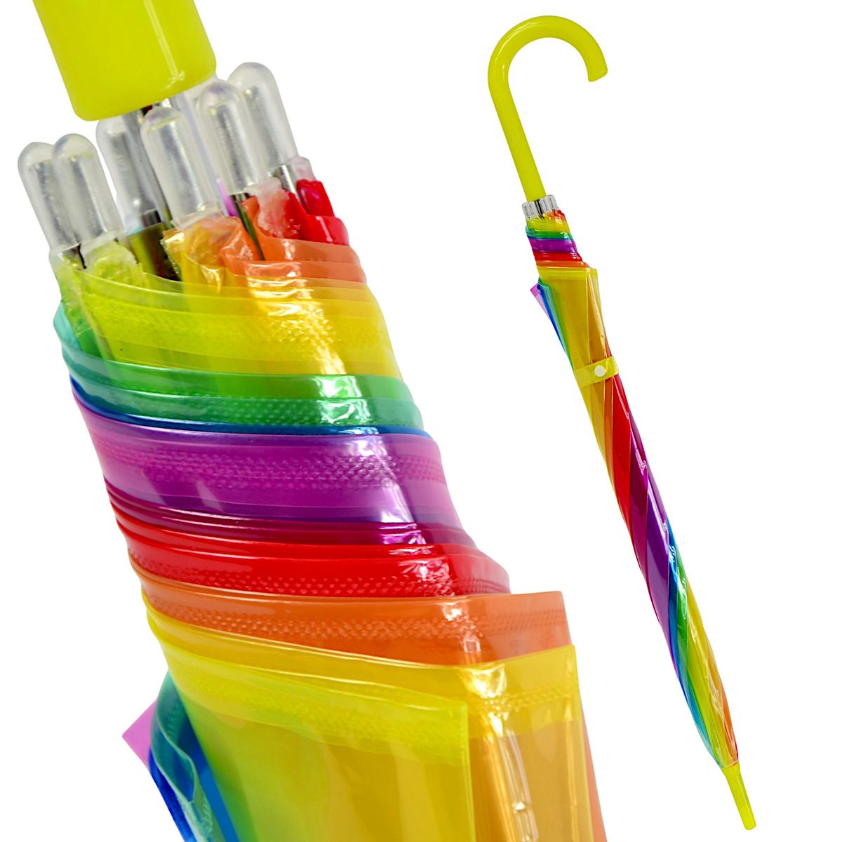 Rainbonw 98 Cm Skaidri Skėtė, Pusiau Automatinė