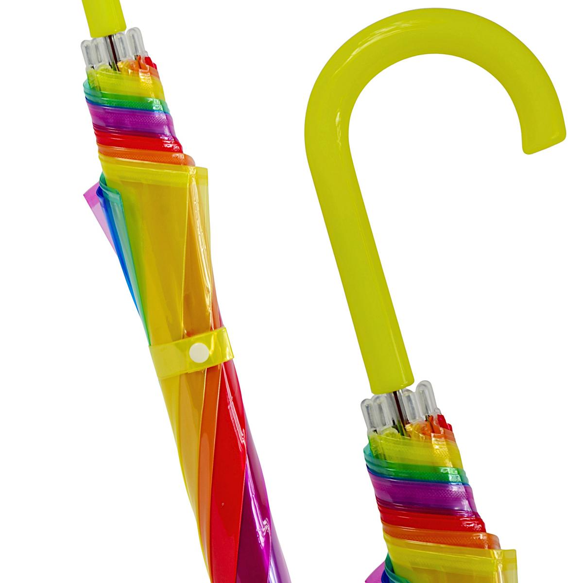 Rainbonw 98 Cm Skaidri Skėtė, Pusiau Automatinė