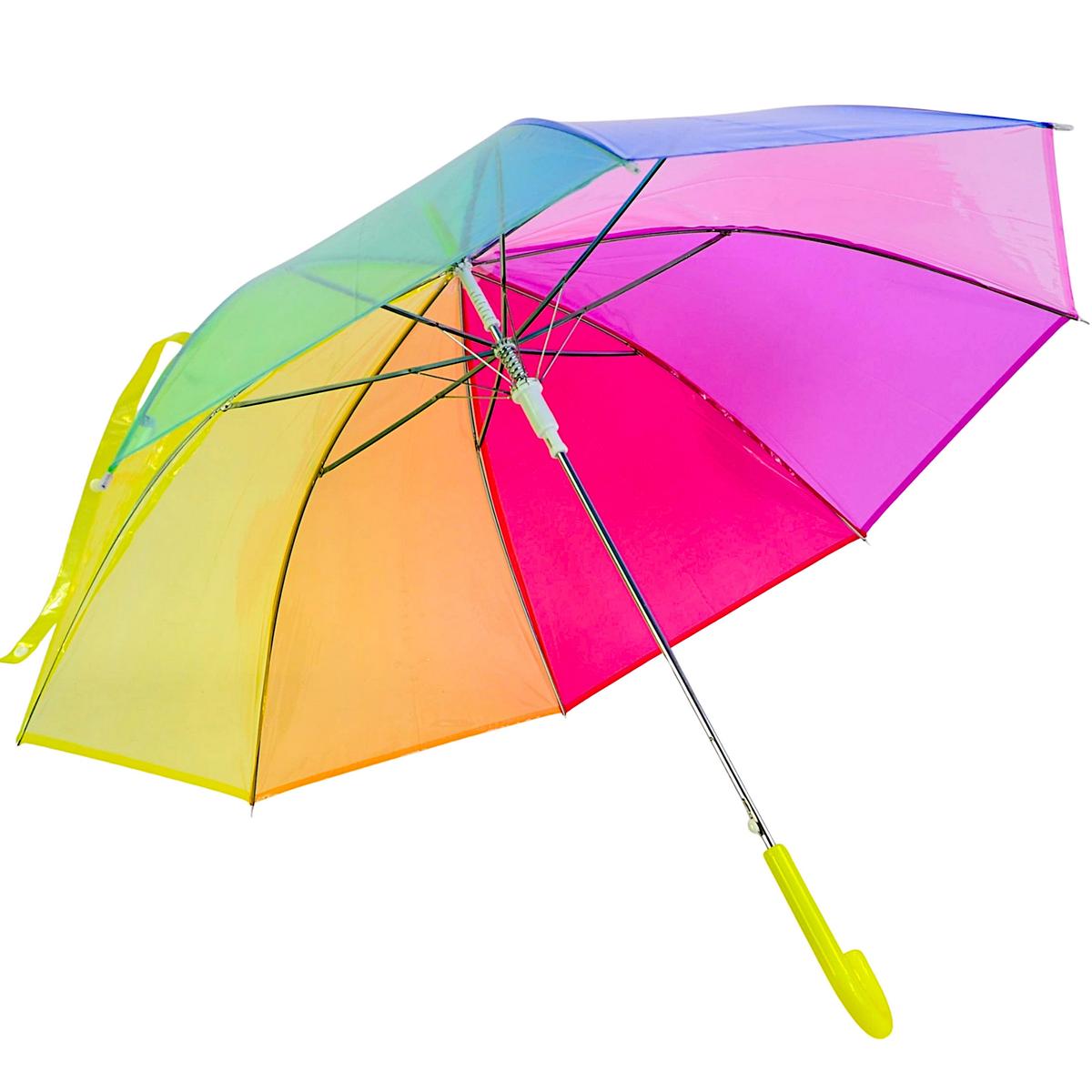 Rainbonw 98 Cm Skaidri Skėtė, Pusiau Automatinė