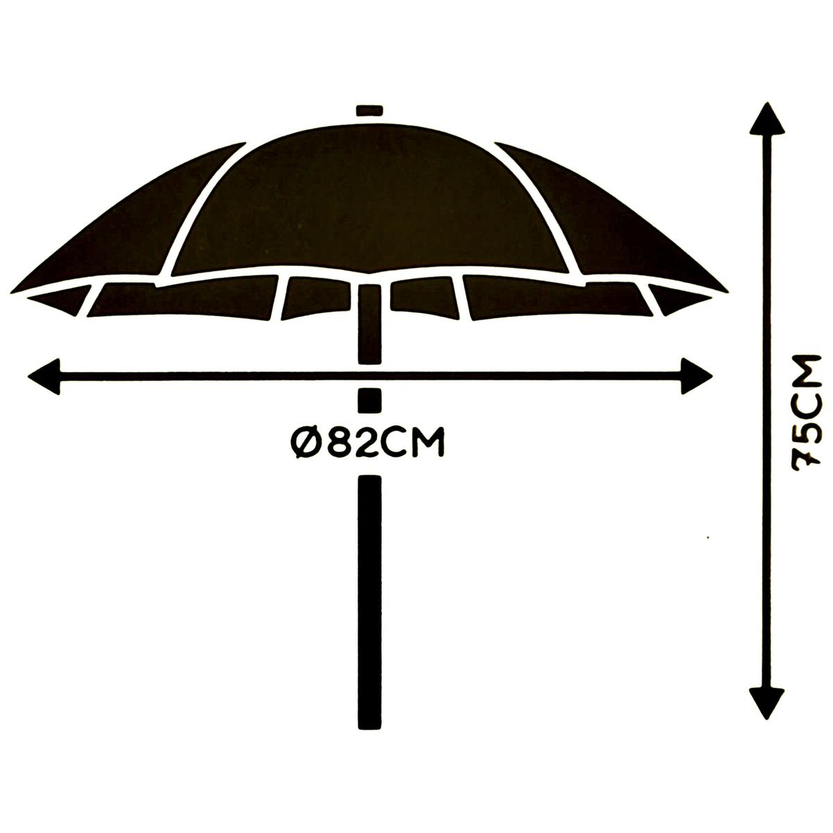 Rainbonw 98 Cm Skaidri Skėtė, Pusiau Automatinė