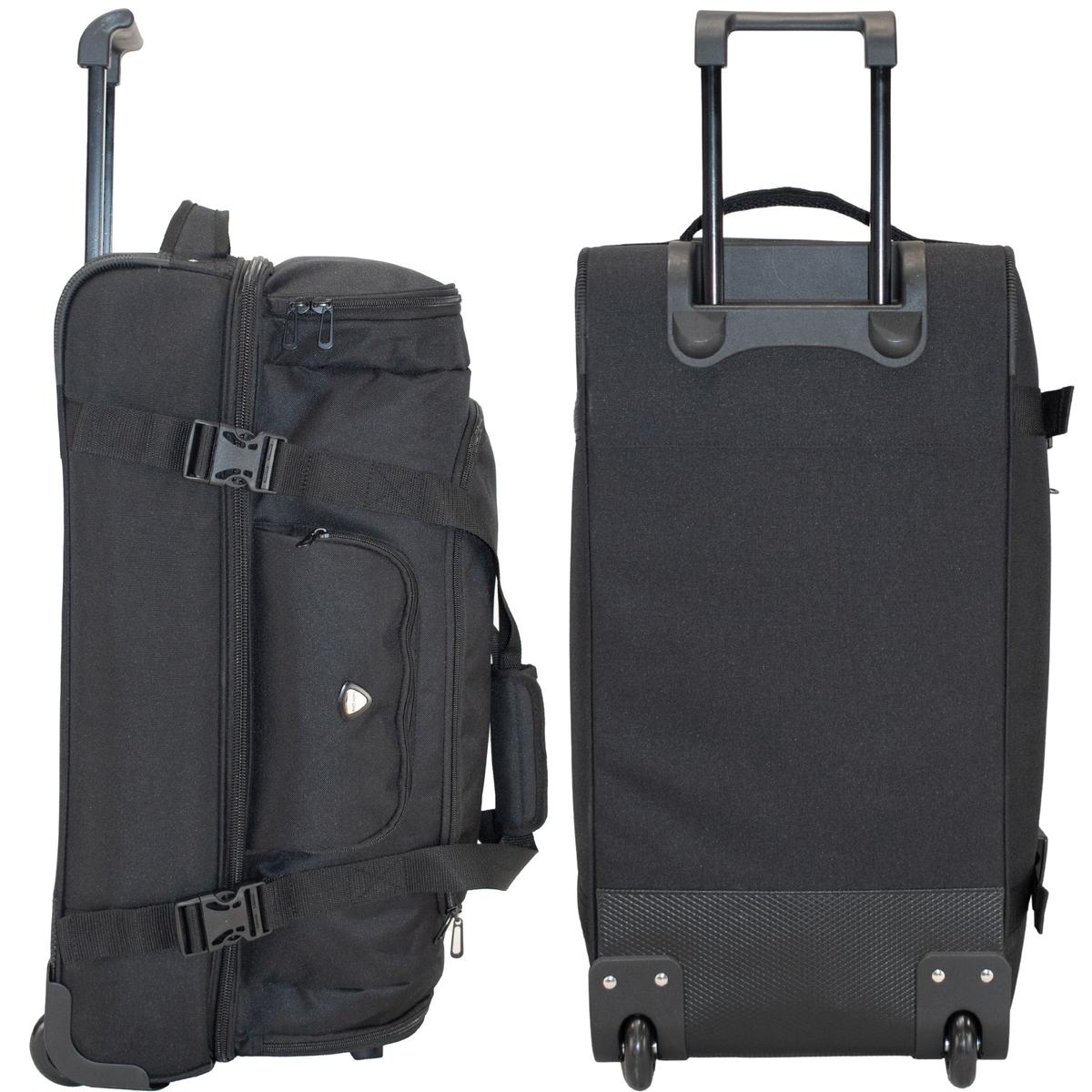 Premium T5607-0 Juoda „semi Line“ Kelioninė Lagaminė Su Ratukais