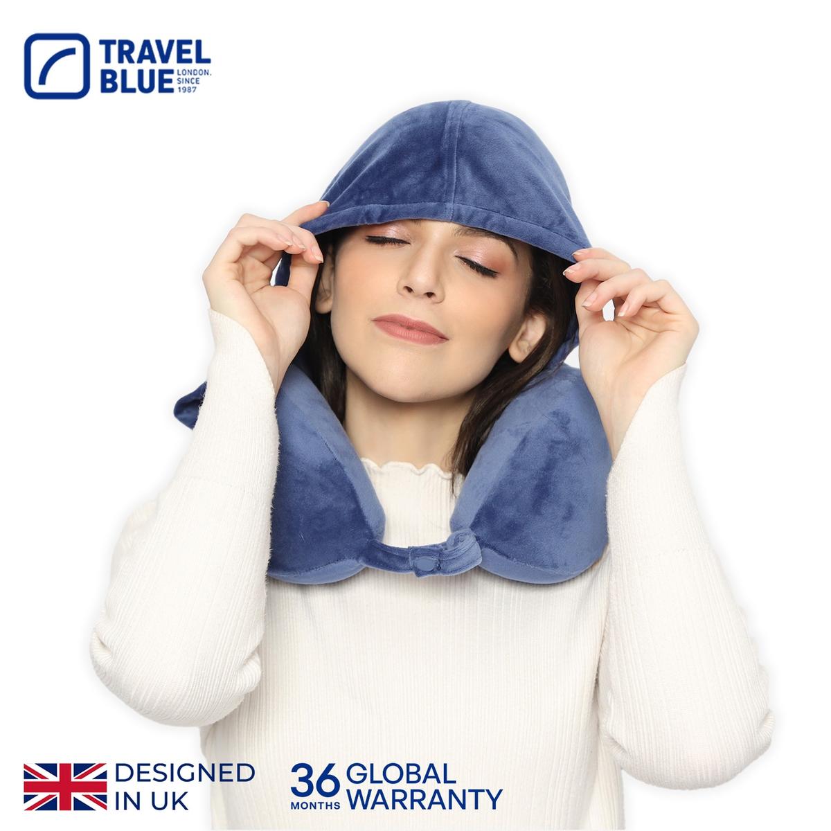 Travel Blue „memory Foam“ Pagalvė „tranquility“ Hoddie Su Kapučiu