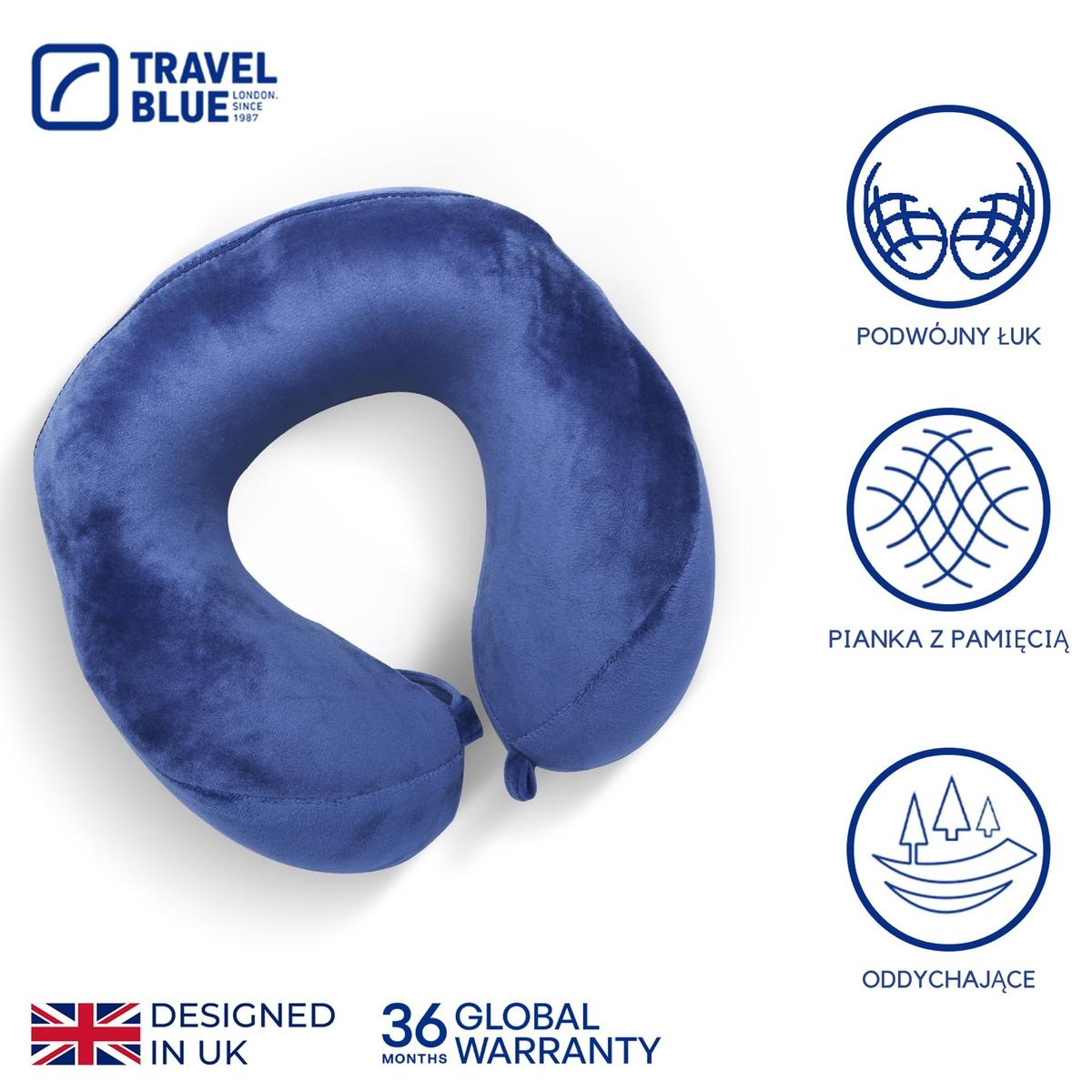 Travel Blue „memory Foam“ Pagalvė „tranquility“ Hoddie Su Kapučiu